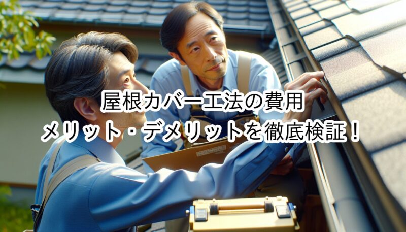 屋根カバー工法の費用とメリット・デメリットを徹底検証！今知っておくべき事実を紹介！
