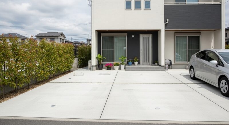 駐車場をコンクリートにする費用は?メリット・デメリットとDIYの可否を紹介!